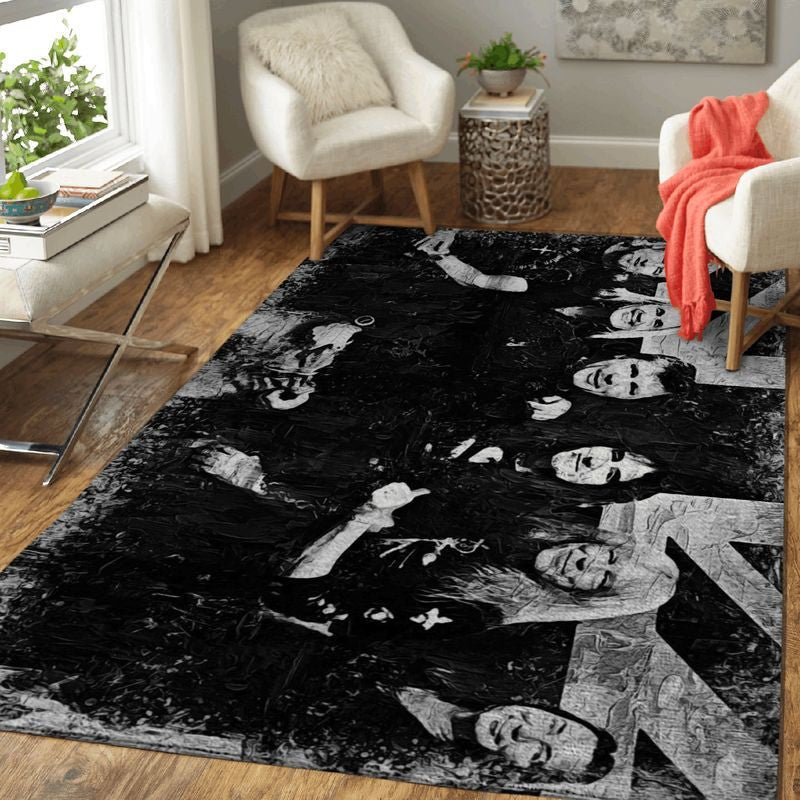 Iron Maiden Band Music Vintage Art Teppich, Teppiche - Outdoor Teppich, Teppich Wohnzimmer, Küchenteppich, Kinderzimmer, Modern