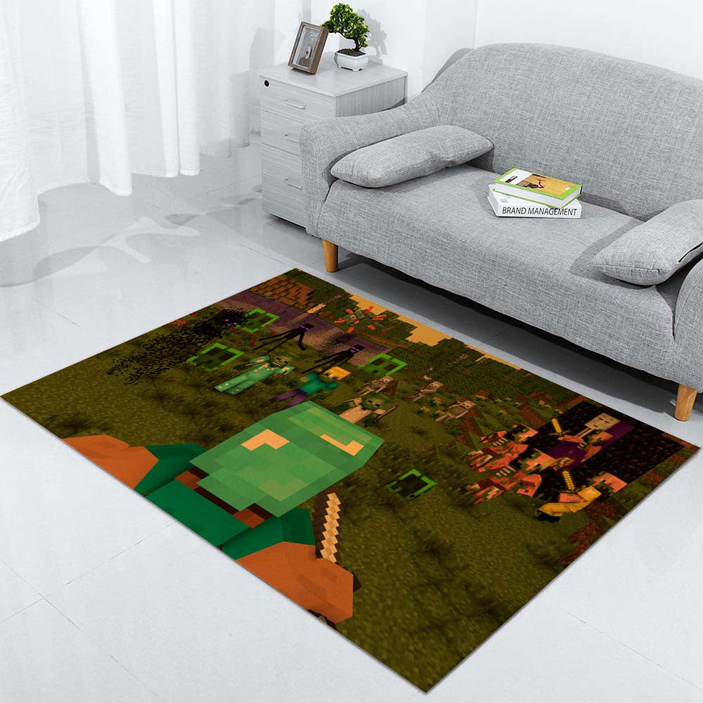 Minecraft 011 Teppich, Teppiche - Outdoor Teppich, Teppich Wohnzimmer, Küchenteppich, Kinderzimmer, Modern