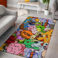 Pokemon Anime Teppich, Teppiche - Outdoor Teppich, Teppich Wohnzimmer, Küchenteppich, Kinderzimmer, Modern