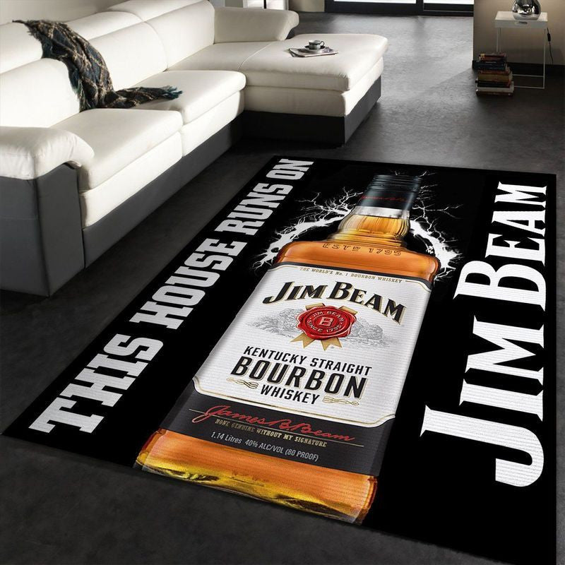 Jim Beam This House Runs On Teppich, Teppiche - Outdoor Teppich, Teppich Wohnzimmer, Küchenteppich, Kinderzimmer, Modern