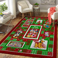 Mickeys Frohen Weihnachten Teppich, Teppiche - Outdoor Teppich, Teppich Wohnzimmer, Küchenteppich, Kinderzimmer, Modern