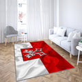 Regensburg Flagge Seidentextur Teppich, Teppiche - Seidenfahne Outdoor-Teppich, Wohnzimmerteppich, Küchenteppich, Kinderzimmer, Modern