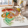 Ariel Disney Princess Characters Disney Movies1003 Teppich, Teppiche - Outdoor Teppich, Teppich Wohnzimmer, Küchenteppich, Kinderzimmer, Modern