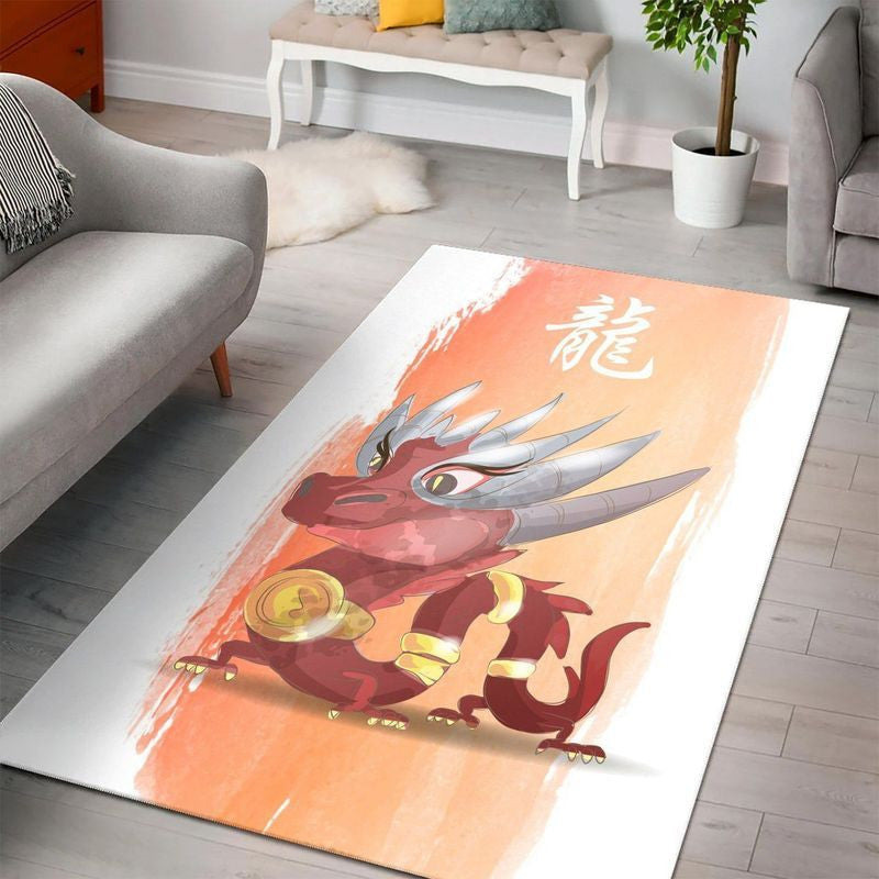 Chinese Zodiac Dragon Teppich, Teppiche - Outdoor Teppich, Teppich Wohnzimmer, Küchenteppich, Kinderzimmer, Modern