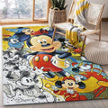 Mickey Mouse Disney 6 Teppich, Teppiche - Outdoor Teppich, Teppich Wohnzimmer, Küchenteppich, Kinderzimmer, Modern