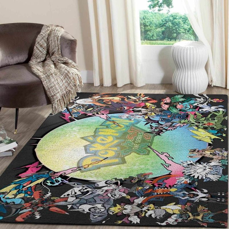 Pokemon 6 Teppich, Teppiche - Outdoor Teppich, Teppich Wohnzimmer, Küchenteppich, Kinderzimmer, Modern