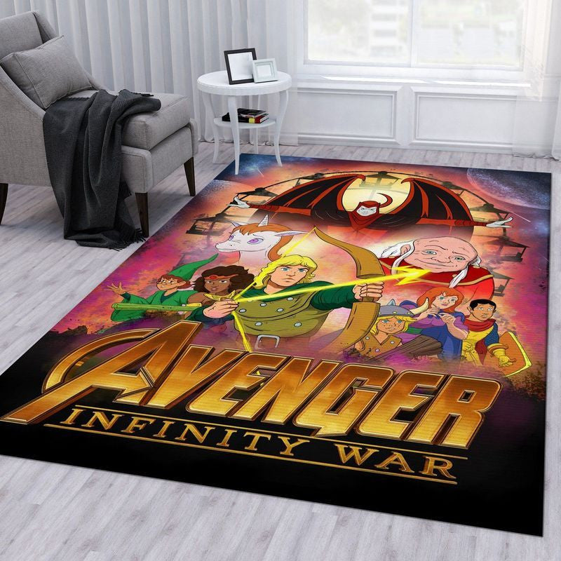 Avenger Infiniti War Teppich, Teppiche - Outdoor Teppich, Teppich Wohnzimmer, Küchenteppich, Kinderzimmer, Modern