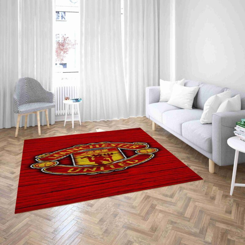 Manchester United Fußball Limitierte Auflage Beschrankte Auflage E Teppich, Teppiche - Outdoor Teppich, Teppich Wohnzimmer, Küchenteppich, Kinderzimmer, Modern