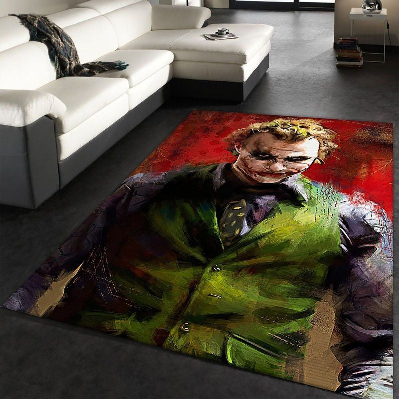 Joker Heath Ledger Teppich, Teppiche - Outdoor Teppich, Teppich Wohnzimmer, Küchenteppich, Kinderzimmer, Modern