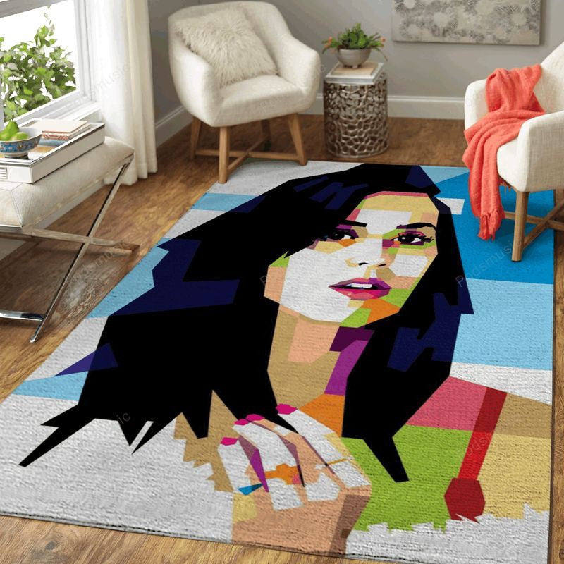 Katy Perry In Wpap Music Art Teppich, Teppiche - Outdoor Teppich, Teppich Wohnzimmer, Küchenteppich, Kinderzimmer, Modern