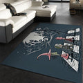 Lock Shock Barrel Jack Skellington Teppich, Teppiche - Outdoor Teppich, Teppich Wohnzimmer, Küchenteppich, Kinderzimmer, Modern
