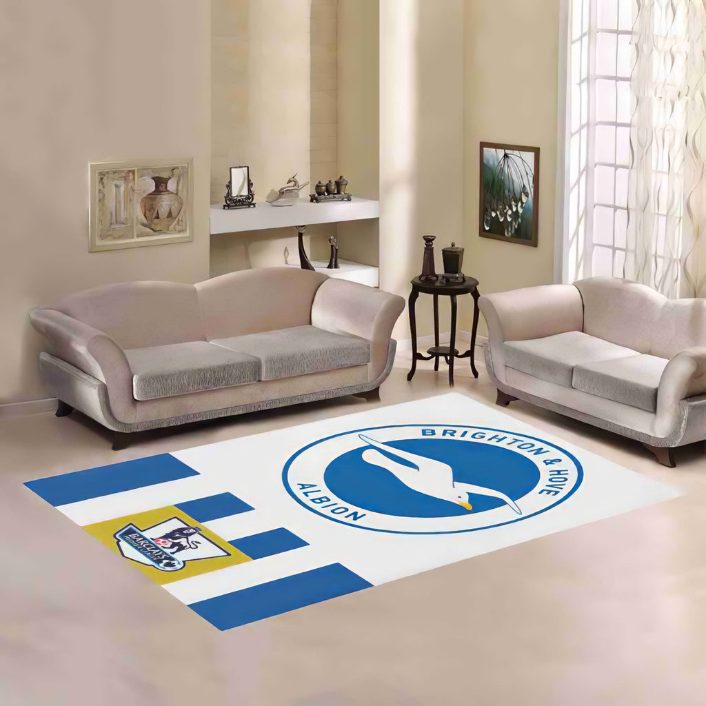 Brighton Und Hove Albion Fußballverein E Teppich, Teppiche - Outdoor Teppich, Teppich Wohnzimmer, Küchenteppich, Kinderzimmer, Modern