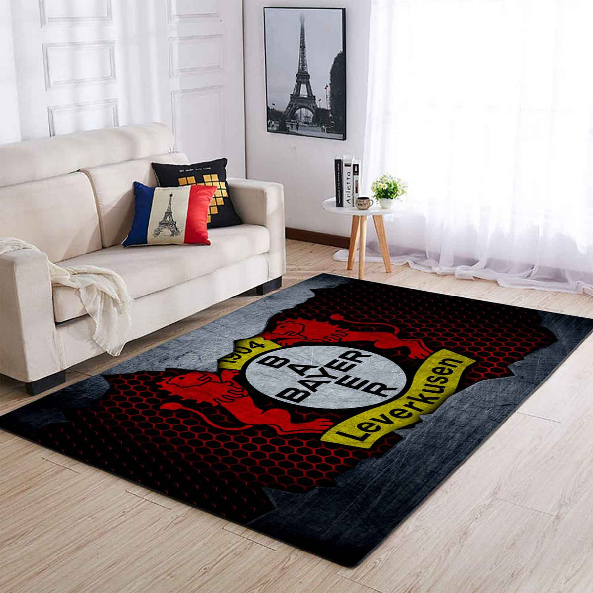 Bayer 04 Leverkusen B0404 Teppich, Teppiche - Outdoor Teppich, Teppich Wohnzimmer, Küchenteppich, Kinderzimmer, Modern