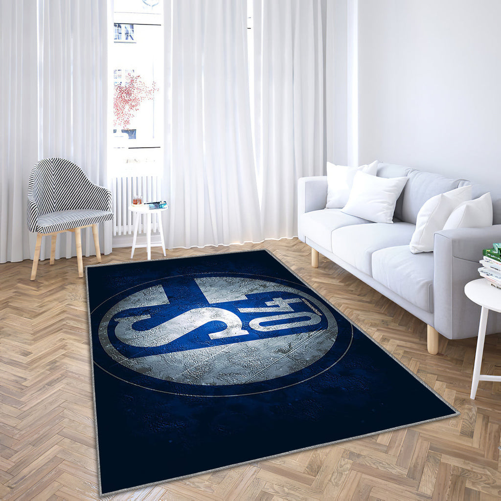 Schalke 04 Teppich, Teppiche - deutscher Fußballverein Outdoorteppich, Wohnzimmerteppich, Küchenteppich, Kinderzimmer, modern
