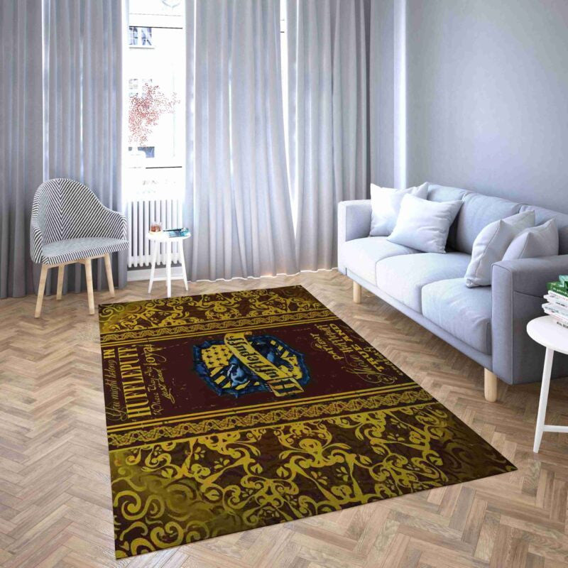 Helga Hufflepuff Teppich, Teppiche - Outdoor Teppich, Teppich Wohnzimmer, Küchenteppich, Kinderzimmer, Modern