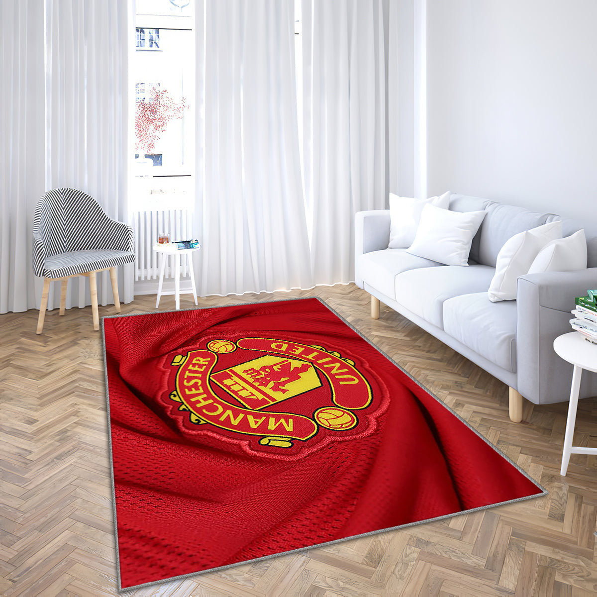 Manchester United Fc Teppich, Teppiche - Roter Stoff Outdoor Teppich, Teppich Wohnzimmer, Küchenteppich, Kinderzimmer, Modern