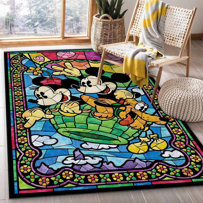 Mickey And Minnie Mouse 20 Teppich, Teppiche - Outdoor Teppich, Teppich Wohnzimmer, Küchenteppich, Kinderzimmer, Modern