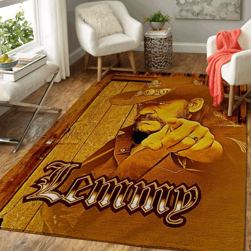 Lemmy Music Art Teppich, Teppiche - Outdoor Teppich, Teppich Wohnzimmer, Küchenteppich, Kinderzimmer, Modern