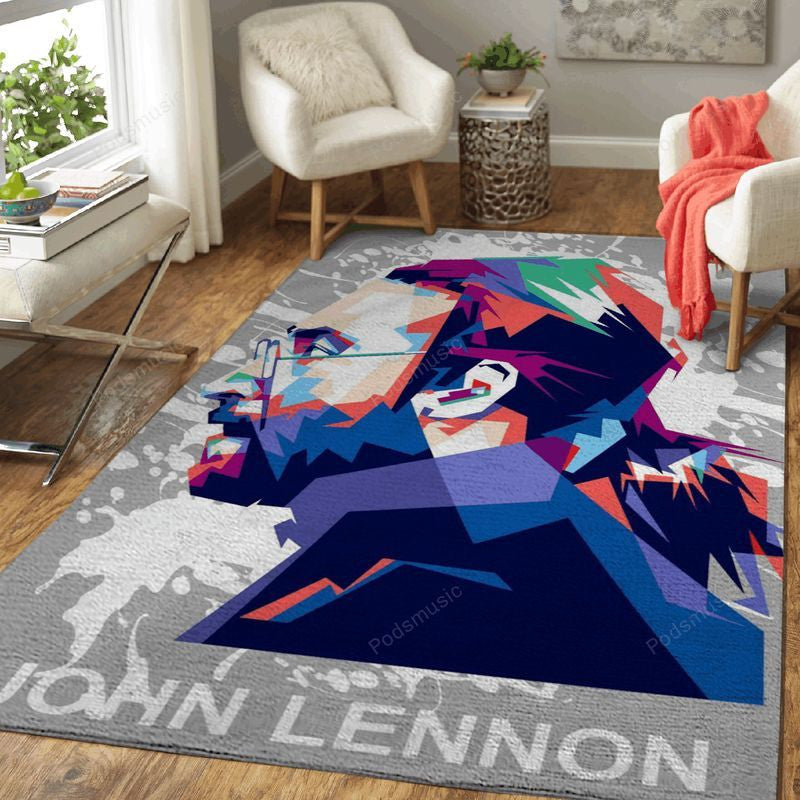 John Lennon Imagine Music Legend Art Teppich, Teppiche - Outdoor Teppich, Teppich Wohnzimmer, Küchenteppich, Kinderzimmer, Modern
