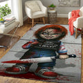 Chucky Child S Play Halloween 1 Teppich, Teppiche - Outdoor Teppich, Teppich Wohnzimmer, Küchenteppich, Kinderzimmer, Modern