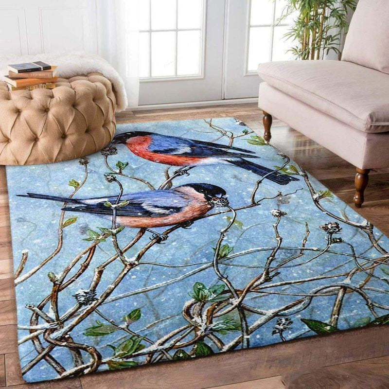Citron Songbirds 2 Teppich, Teppiche - Outdoor Teppich, Teppich Wohnzimmer, Küchenteppich, Kinderzimmer, Modern