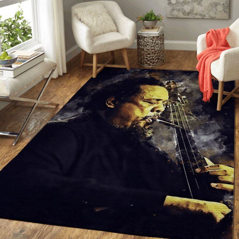 Charles Mingus Music World Art Teppich, Teppiche - Outdoor Teppich, Teppich Wohnzimmer, Küchenteppich, Kinderzimmer, Modern