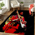 Jimi Hendrix Guitar 3 Music Legend Art Teppich, Teppiche - Outdoor Teppich, Teppich Wohnzimmer, Küchenteppich, Kinderzimmer, Modern
