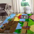 Minecraft Gamee Teppich, Teppiche - Outdoor Teppich, Teppich Wohnzimmer, Küchenteppich, Kinderzimmer, Modern