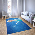 Elsa Princess Frozen Of Disney 2 Teppich, Teppiche - Outdoor Teppich, Teppich Wohnzimmer, Küchenteppich, Kinderzimmer, Modern