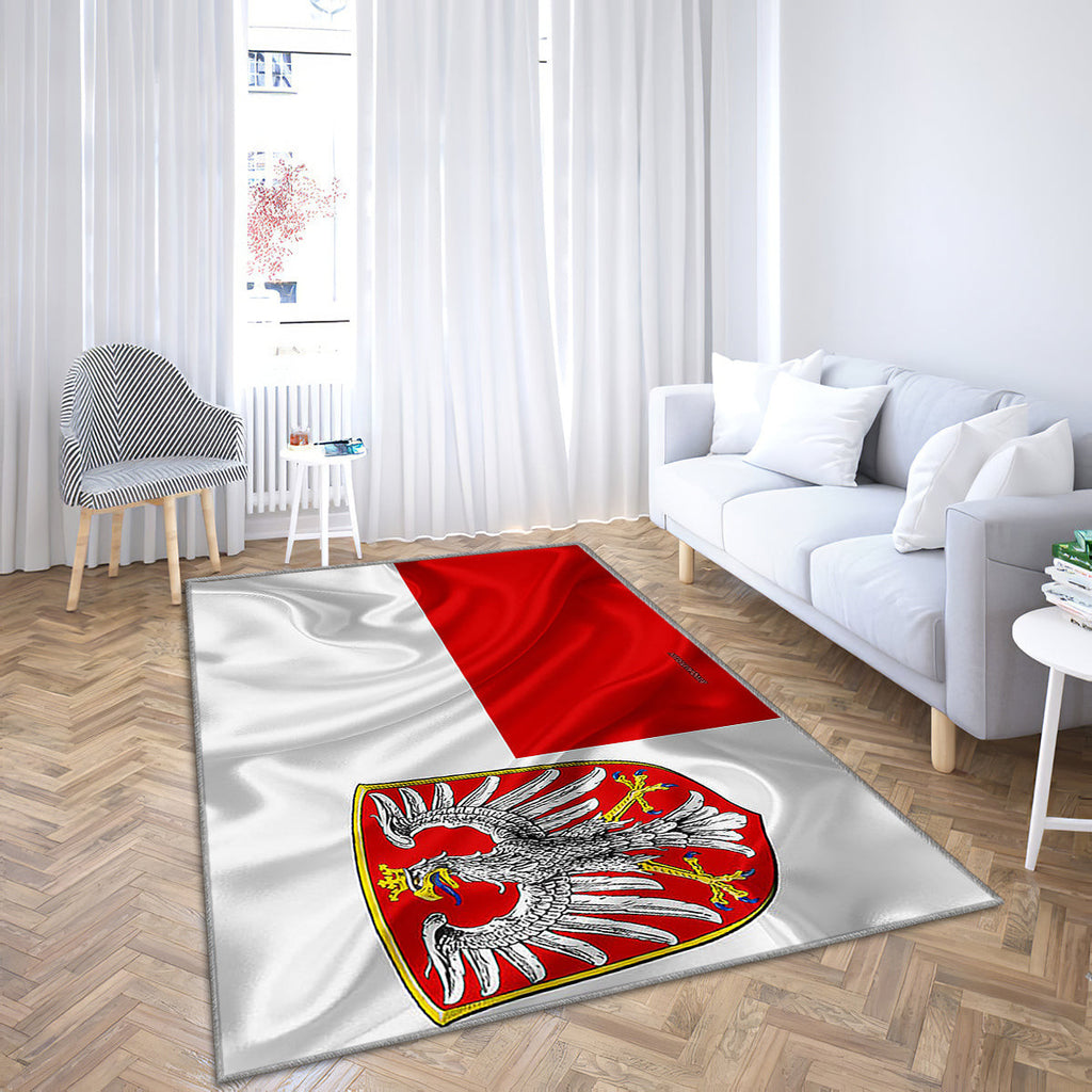Frankfurt Flag Silk Texture Teppich, Teppiche - Seidenfahne Outdoor Teppich, Teppich Wohnzimmer, Küchenteppich, Kinderzimmer, Modern
