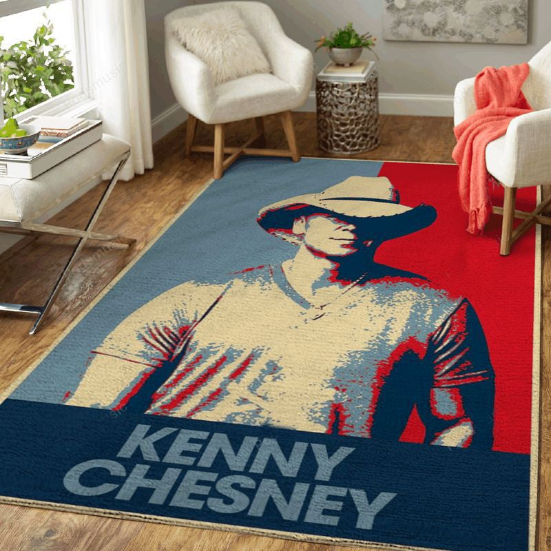 Kenny Chesney Country Music Art Teppich, Teppiche - Outdoor Teppich, Teppich Wohnzimmer, Küchenteppich, Kinderzimmer, Modern