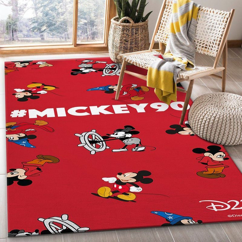 Mickey Mouse Disney 24 Teppich, Teppiche - Outdoor Teppich, Teppich Wohnzimmer, Küchenteppich, Kinderzimmer, Modern