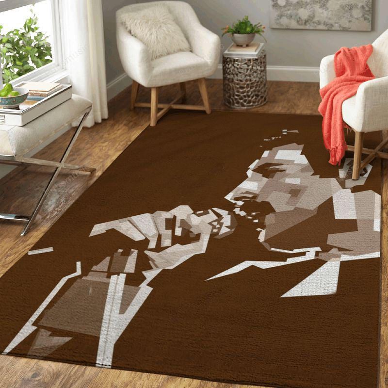 Monochrome Style Music Art Teppich, Teppiche - Outdoor Teppich, Teppich Wohnzimmer, Küchenteppich, Kinderzimmer, Modern