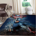 Marvel Captain America 131001 Teppich, Teppiche - Outdoor Teppich, Teppich Wohnzimmer, Küchenteppich, Kinderzimmer, Modern