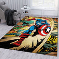 Marvel Captain America 3 Teppich, Teppiche - Outdoor Teppich, Teppich Wohnzimmer, Küchenteppich, Kinderzimmer, Modern