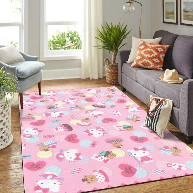 Hello Kitty Teppich, Teppiche - Outdoor Teppich, Teppich Wohnzimmer, Küchenteppich, Kinderzimmer, Modern