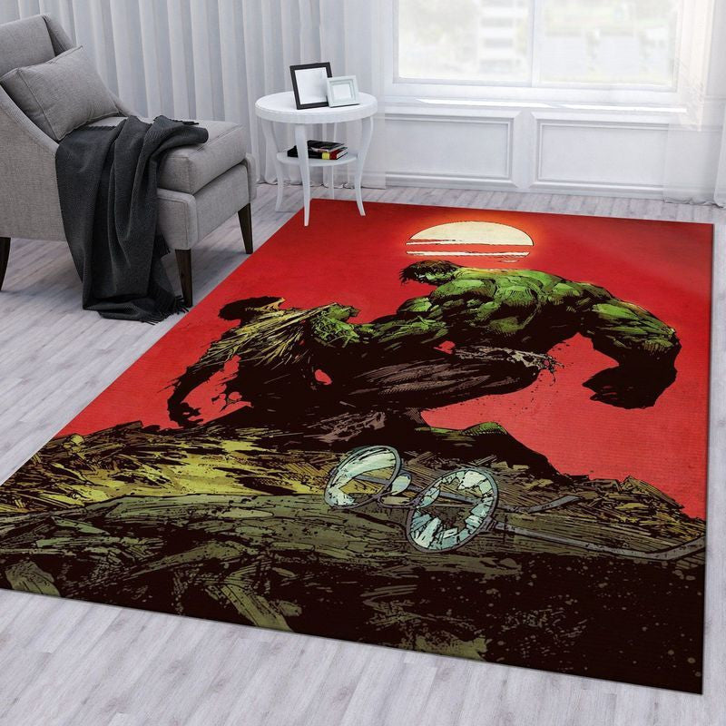 Hulk Vs Venom Banner Killer Teppich, Teppiche - Outdoor Teppich, Teppich Wohnzimmer, Küchenteppich, Kinderzimmer, Modern