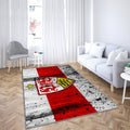 Fc Stuttgart Logo Teppich, Teppiche - Bundesliga Outdoor Teppich, Teppich Wohnzimmer, Küchenteppich, Kinderzimmer, Modern