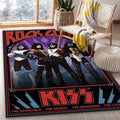 Kiss Legend Rock Band Music Teppich, Teppiche - Outdoor Teppich, Teppich Wohnzimmer, Küchenteppich, Kinderzimmer, Modern