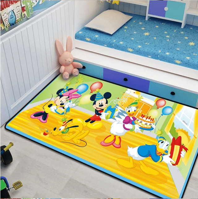 Disney Mickey Minnie Mouse 31 Teppich, Teppiche - Outdoor Teppich, Teppich Wohnzimmer, Küchenteppich, Kinderzimmer, Modern