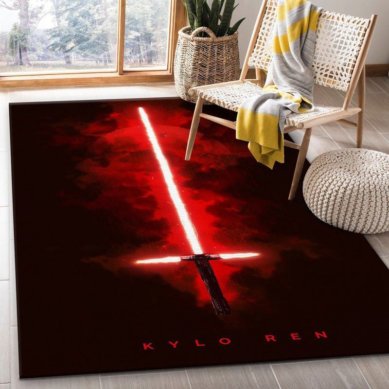 Kylo Ren Star Wars Movie Teppich, Teppiche - Outdoor Teppich, Teppich Wohnzimmer, Küchenteppich, Kinderzimmer, Modern