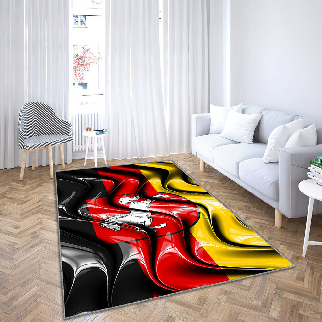 Lower Saxony Flag States Of Germany Teppich, Teppiche - Verwaltungsbezirke Outdoor Teppich, Teppich Wohnzimmer, Küchenteppich, Kinderzimmer, Modern