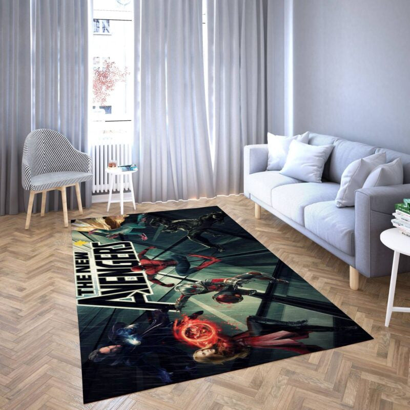 Marvel Avengers Alle Helden 35 Teppich, Teppiche - Outdoor Teppich, Teppich Wohnzimmer, Küchenteppich, Kinderzimmer, Modern