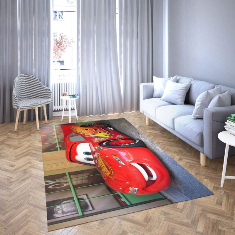 Lightning Mcqueen Car Of Disney 39 Teppich, Teppiche - Outdoor Teppich, Teppich Wohnzimmer, Küchenteppich, Kinderzimmer, Modern