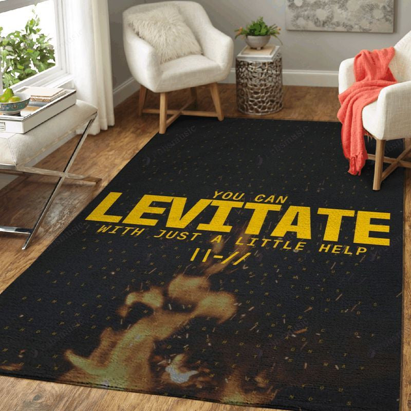 Levitate Music Art Teppich, Teppiche - Outdoor Teppich, Teppich Wohnzimmer, Küchenteppich, Kinderzimmer, Modern