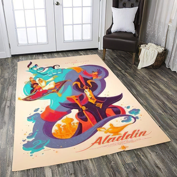 Aladdin Disney 5 Teppich, Teppiche - Outdoor Teppich, Teppich Wohnzimmer, Küchenteppich, Kinderzimmer, Modern