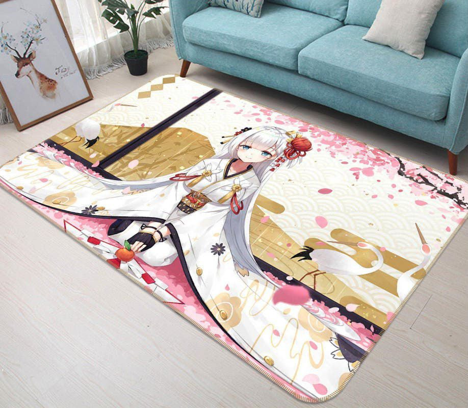 Petal Girl Anime 1 Teppich, Teppiche - Outdoor Teppich, Teppich Wohnzimmer, Küchenteppich, Kinderzimmer, Modern