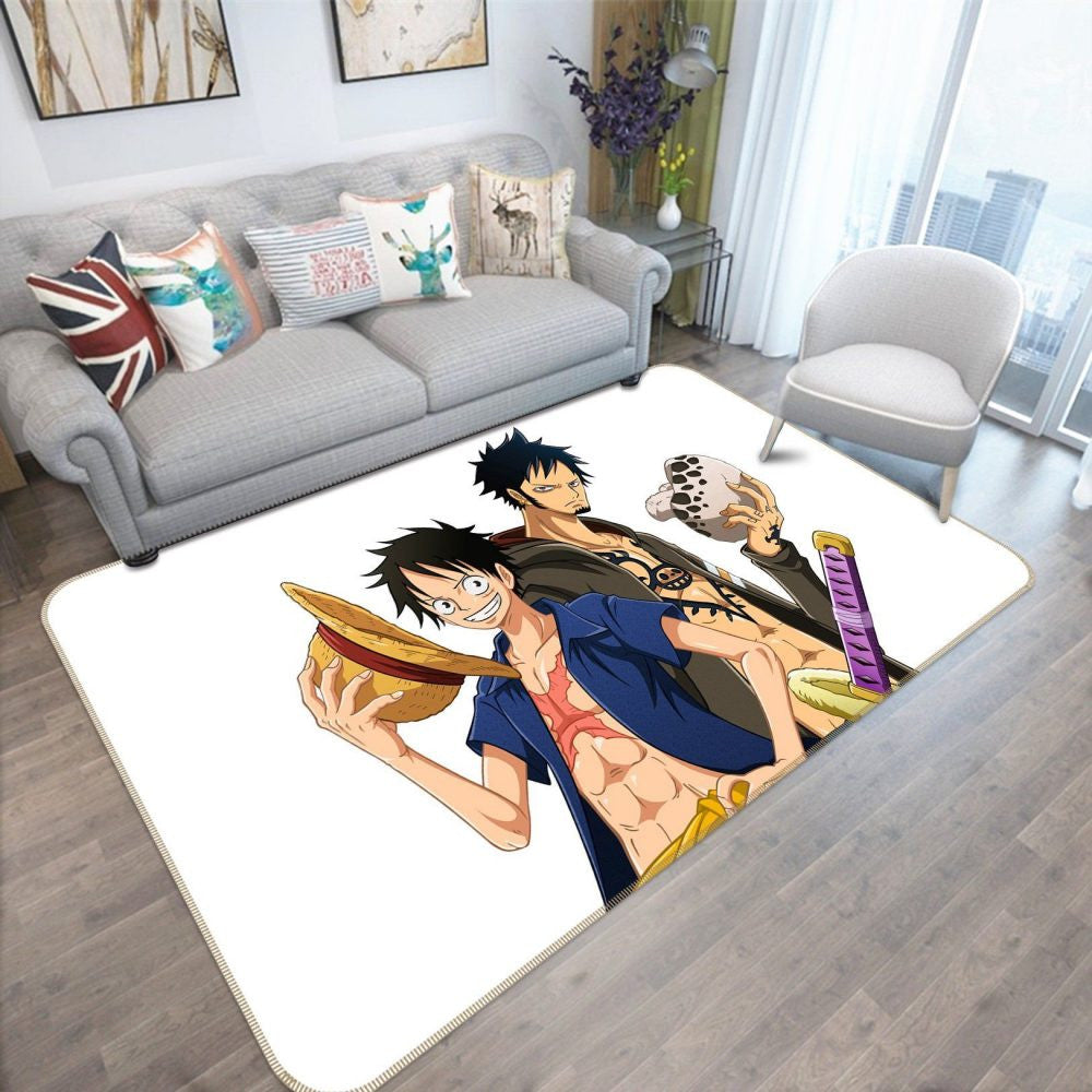 One Piece Anime 12 Teppich, Teppiche - Outdoor Teppich, Teppich Wohnzimmer, Küchenteppich, Kinderzimmer, Modern