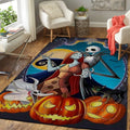 Jack Skellington Sally Der Albtraum Vor Weihnachten Film1001 Teppich, Teppiche - Outdoor Teppich, Teppich Wohnzimmer, Küchenteppich, Kinderzimmer, Modern
