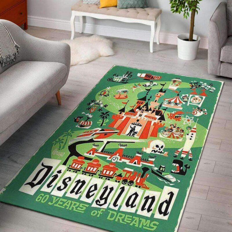 Disney Land E Teppich, Teppiche - Outdoor Teppich, Teppich Wohnzimmer, Küchenteppich, Kinderzimmer, Modern